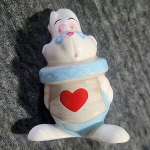 Vintage Walt Disney Ceramic Figurine White Rabbit Alice In Wonderland